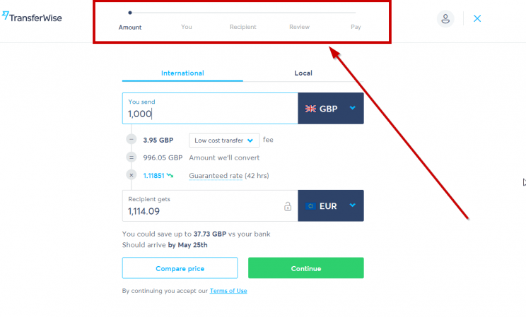 How to send money from transferwise to payoneer