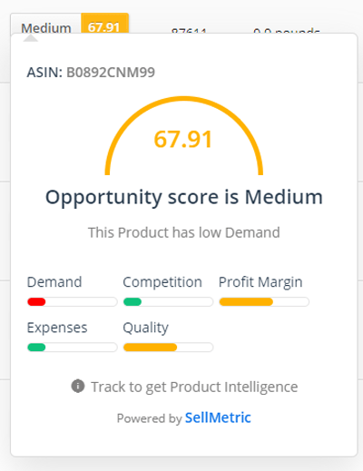 SellerApp Opportunity Score