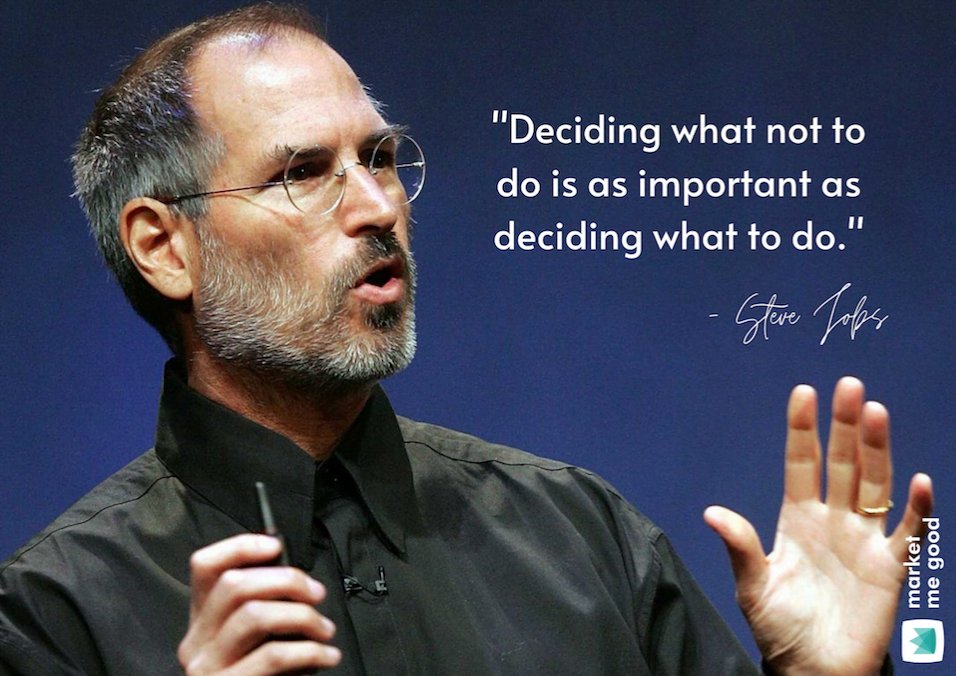Steve Jobs talking with eye glasses