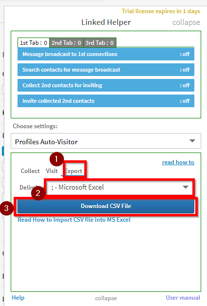 Linked helper
