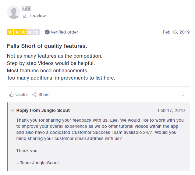 Negative Jungle Scout Review