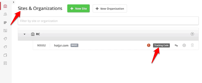 Manually install the Tracking Code,
