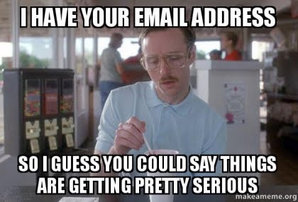 lead magnet email signup meme