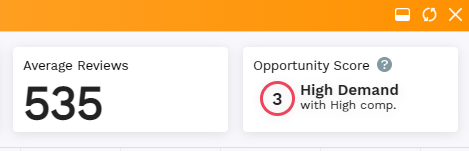 SellerApp Opportunity Score